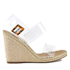 Uri Lucite Wedge Espadrille