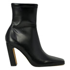 Vinka Leather Heel Bootie