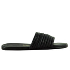 Caro Leather Flat Slide