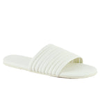 Caro Leather Flat Slide