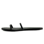 Gemma Leather Flat Slide