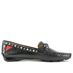 Twisted Galaxy Leather Studded Driving Moc