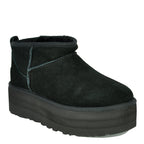 Classic Ultra Mini Platform Suede Platform Ankle Bootie