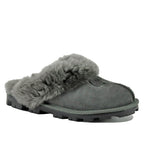 Coquette Suede Fur Lined Mule