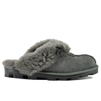 Coquette Suede Fur Lined Mule