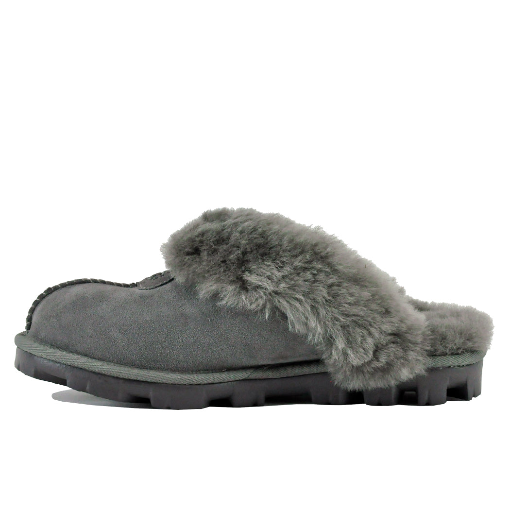 Coquette Suede Fur Lined Mule – Footnotes