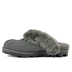 Coquette Suede Fur Lined Mule