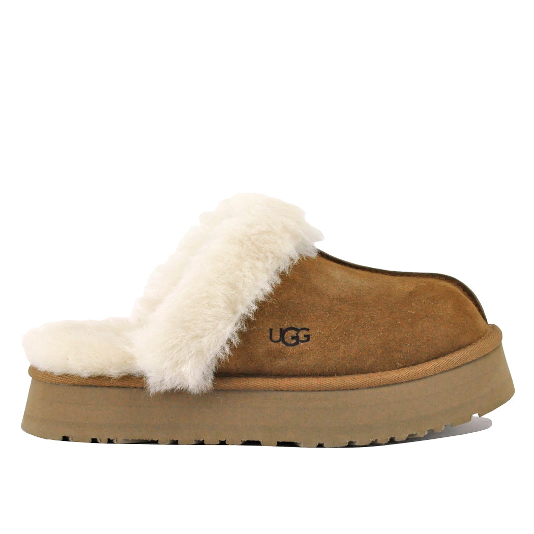 【新品未使用】 UGG W DISQUETTE 25cm US8 アグ 厚底 Disquette Fur Lined Platform Mule – Footnotes