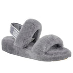 Oh Yeah Slide Shearling Double Banded Slide