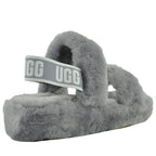 Oh Yeah Slide Shearling Double Banded Slide