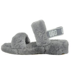 Oh Yeah Slide Shearling Double Banded Slide