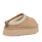 Tazz Platform Shearling Closed Flat