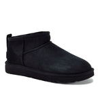 Classic Ultra Mini Suede Shearling Ankle Bootie