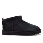 Classic Ultra Mini Suede Shearling Ankle Bootie