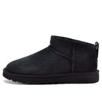 Classic Ultra Mini Suede Shearling Ankle Bootie