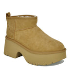 Ultra Mini New Heights Suede Shearling Bootie