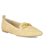 Champlain Raffia Ornamental Closed Flat