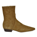 Glinda Suede Flat Bootie