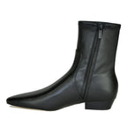 Glinda Leather Flat Bootie