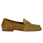 Penny Suede Woven Flat