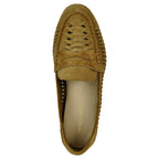 Penny Suede Woven Flat