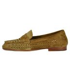 Penny Suede Woven Flat