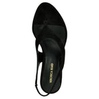 Talon Suede Heel Thong Sandal