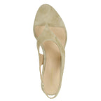 Talon Suede Heel Thong Sandal