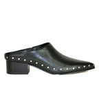 August-Clog Leather Studded Mule