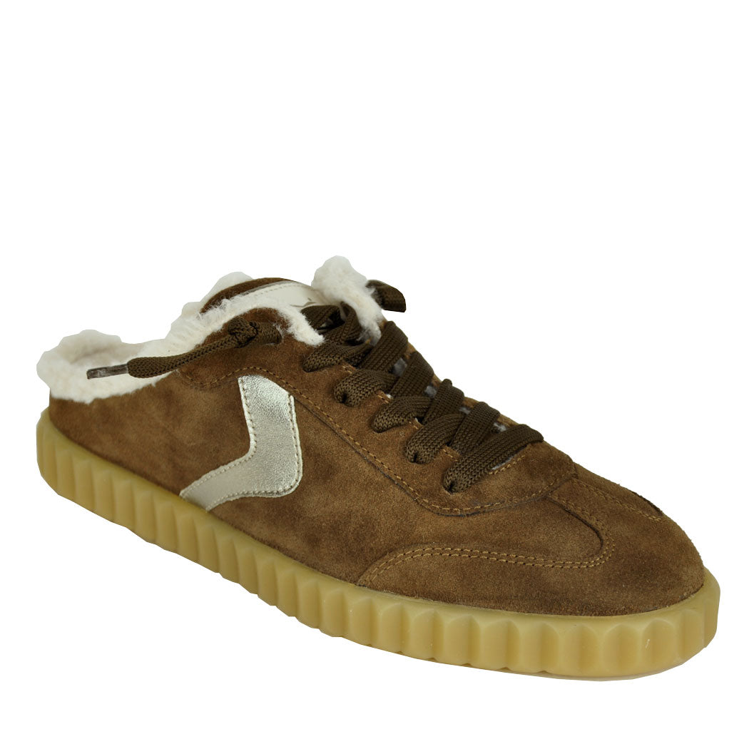 Ines-Mule Suede Fur Sneaker Mule