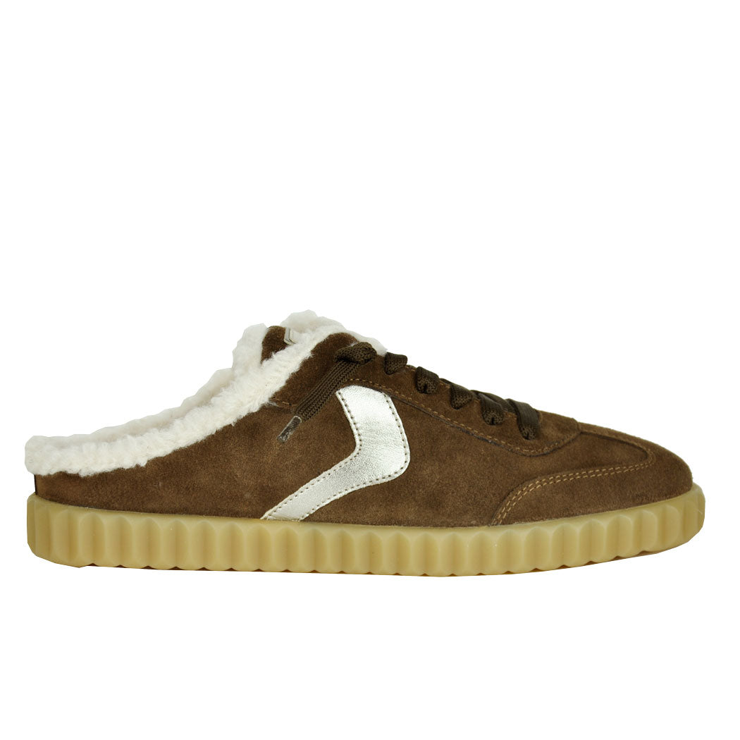 Ines-Mule Suede Fur Sneaker Mule