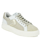 Lipari-2D38 Leather & Mesh Metallic Sneaker