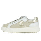 Lipari-2D38 Leather & Mesh Metallic Sneaker