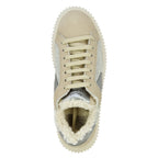 LipariFur-3B61 Suede Shearling Sneaker