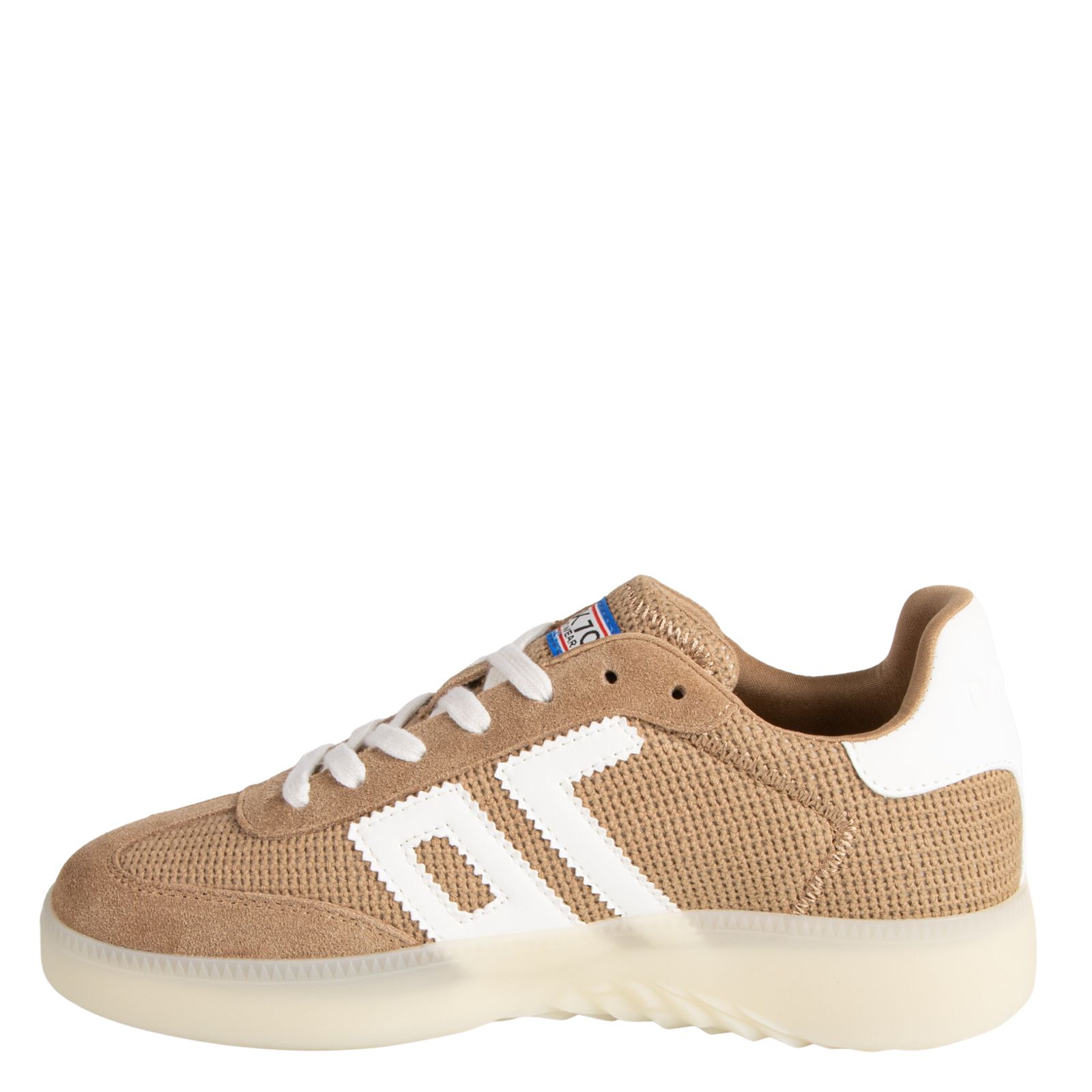 DENVER 2504 in SACCO BEIGE WHITE, left view